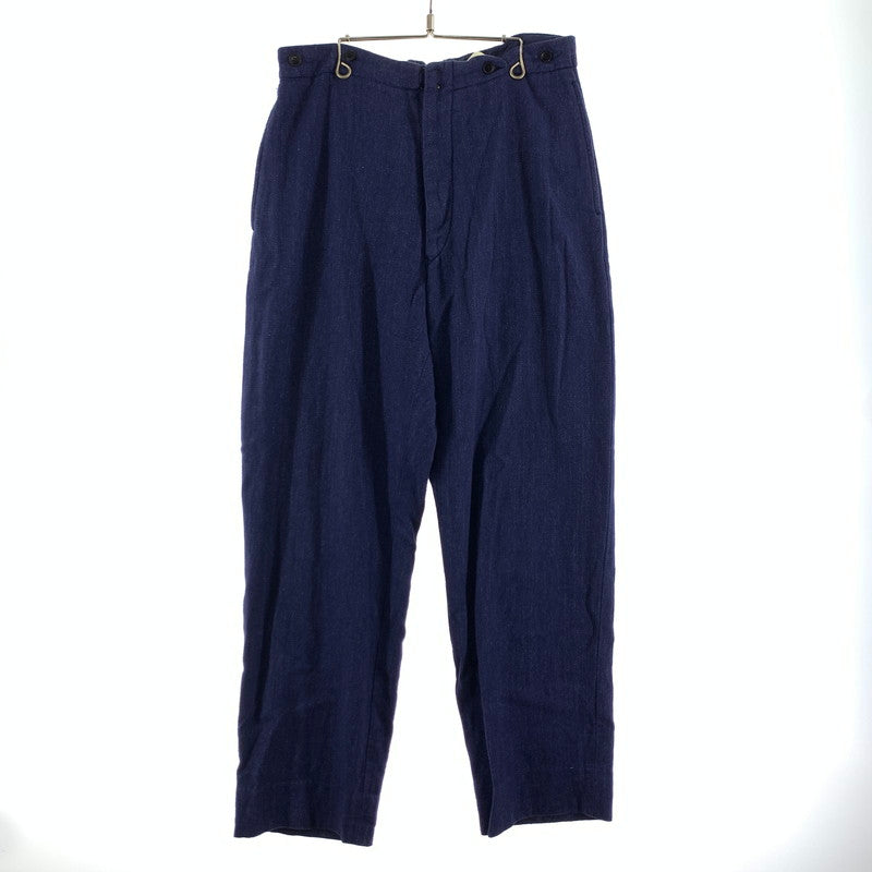 【中古品】【メンズ】 COMOLI コモリ T01-03018 バックストラップパンツ ズボン ボトムス BLUE 21SS SIZE:2 151-260813-mh-35-fuzh サイズ：2 カラー：ブルー 万代Net店