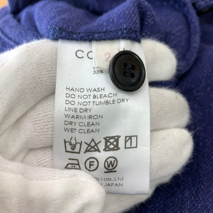 【中古品】【メンズ】 COMOLI コモリ T01-03018 バックストラップパンツ ズボン ボトムス BLUE 21SS SIZE:2 151-260813-mh-35-fuzh サイズ：2 カラー：ブルー 万代Net店