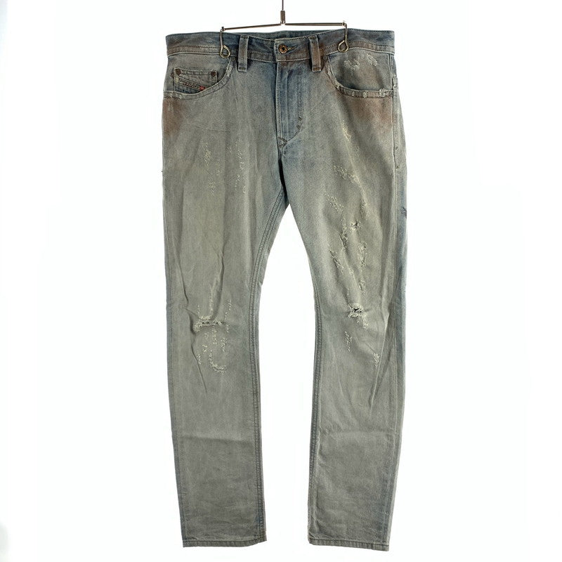 【中古品】【メンズ】 DIESEL ディーゼル THAVAR SLIM SKINNY DENIM PANT スキニーデニムパンツ ジーンズ ボトムス 152-260815-gm-63-fuzh サイズ：30×30 カラー：ライトブルー 万代Net店