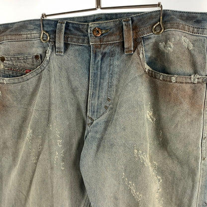 【中古品】【メンズ】 DIESEL ディーゼル THAVAR SLIM SKINNY DENIM PANT スキニーデニムパンツ ジーンズ ボトムス 152-260815-gm-63-fuzh サイズ：30×30 カラー：ライトブルー 万代Net店