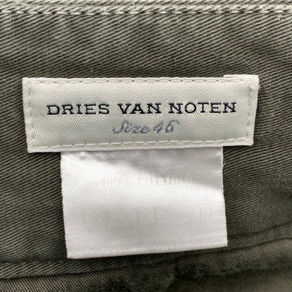 【中古品】【メンズ】 DRIES VAN NOTEN ドリスヴァンノッテン PANTS パンツ ボトムス ブランド 古着 152-260815-gm-61-fuzh サイズ：46 カラー：カーキ 万代Net店