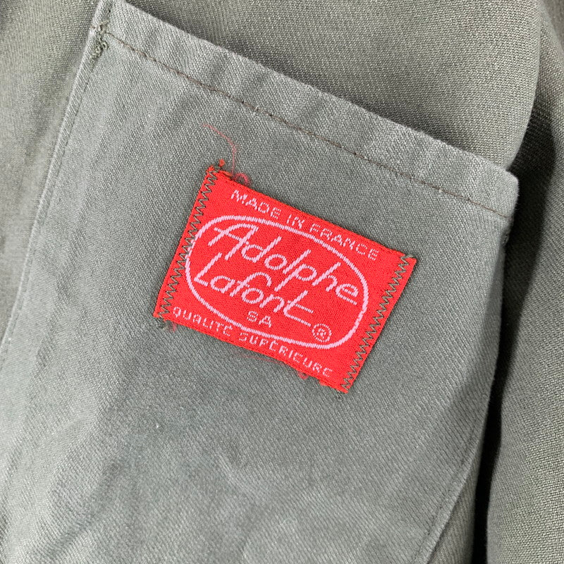 【中古品】【メンズ】 ADOLPHE LAFONT アドルフ ラフォン FRENCH WORK JACKET ワーク ジャケット コート アウター 古着 145-260813-mh-01-fuzh サイズ：52 カラー：カーキ 万代Net店