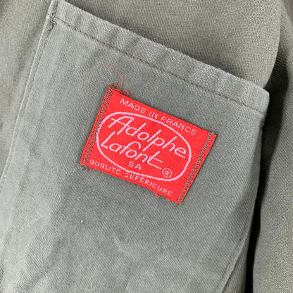 【中古品】【メンズ】 ADOLPHE LAFONT アドルフ ラフォン FRENCH WORK JACKET ワーク ジャケット コート アウター 古着 145-260813-mh-01-fuzh サイズ：52 カラー：カーキ 万代Net店