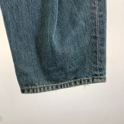 【中古品】【メンズ】 BALENCIAGA バレンシアガ JP57 2022 01305 DENIM PANTS デニムパンツ ズボン ジーンズ ジーパン ボトムス ライトブルー SIZE:32 ※裾汚れ有 152-260813-mh-31-fuzh サイズ：32 カラー：ライトブルー 万代Net店