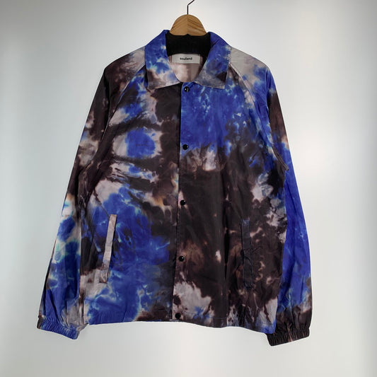 【中古品】【メンズ】 SOULLAND ソウランド NYLON JACKET ナイロン ジャケット アウター コート 古着 147-260813-mh-04-fuzh サイズ：M カラー：タイダイ ブルー 万代Net店