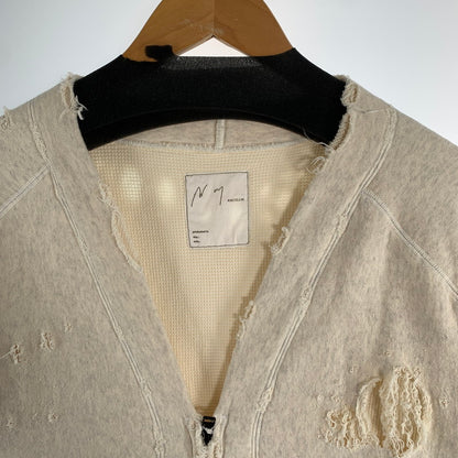 【中古品】【メンズ】 ANCELLM アンセルム 086-805-0535 SWEAT ZIPUP JACKET スウェット ジップアップ ジャケット アウター コート 古着 140-260813-mh-06-fuzh サイズ：2 カラー：杢クリーム 万代Net店