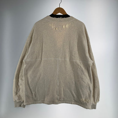 【中古品】【メンズ】 ANCELLM アンセルム 086-805-0535 SWEAT ZIPUP JACKET スウェット ジップアップ ジャケット アウター コート 古着 140-260813-mh-06-fuzh サイズ：2 カラー：杢クリーム 万代Net店