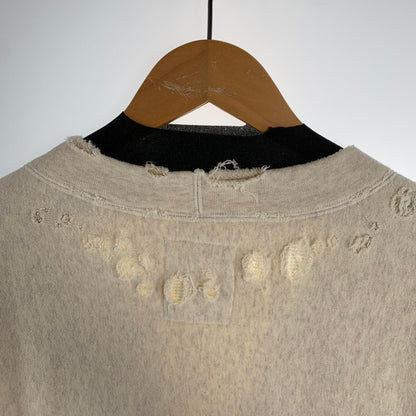 【中古品】【メンズ】 ANCELLM アンセルム 086-805-0535 SWEAT ZIPUP JACKET スウェット ジップアップ ジャケット アウター コート 古着 140-260813-mh-06-fuzh サイズ：2 カラー：杢クリーム 万代Net店