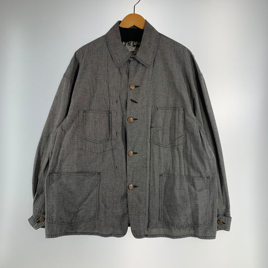 【中古品】【メンズ】 SAINT MICHAEL × BERBERJIN セントマイケル ベルベルジン SM-YS1-0000-C54 BB_DENIM JACKET デニム ジャケット アウター コート 古着 140-260813-mh-07-fuzh サイズ：M カラー：グレー 万代Net店