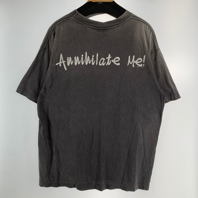 【中古品】【メンズ】 SAINT MICHAEL セントマイケル SM-YS1-0000-001 SAINT SS TEE 半袖 トップス Tシャツ 古着 タグ付属 140-260813-mh-11-fuzh サイズ：L カラー：ブラック 万代Net店