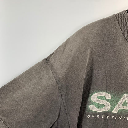 【中古品】【メンズ】 SAINT MICHAEL セントマイケル SM-YS1-0000-001 SAINT SS TEE 半袖 トップス Tシャツ 古着 タグ付属 140-260813-mh-11-fuzh サイズ：L カラー：ブラック 万代Net店