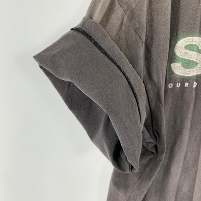 【中古品】【メンズ】 SAINT MICHAEL セントマイケル SM-YS1-0000-001 SAINT SS TEE 半袖 トップス Tシャツ 古着 タグ付属 140-260813-mh-11-fuzh サイズ：L カラー：ブラック 万代Net店