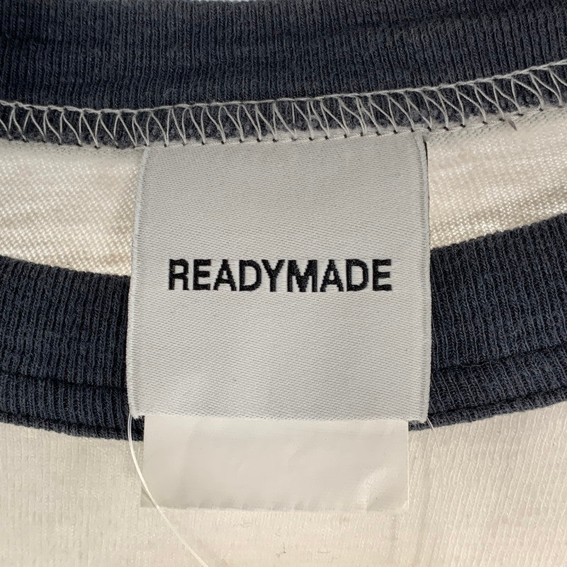 【中古品】【メンズ】 READYMADE レディメイド RE-CO-WH-00-00-276 SS T-SHIRT 24SS 半袖 トップス Tシャツ 古着 142-260813-mh-10-fuzh サイズ：XL カラー：ホワイト 万代Net店