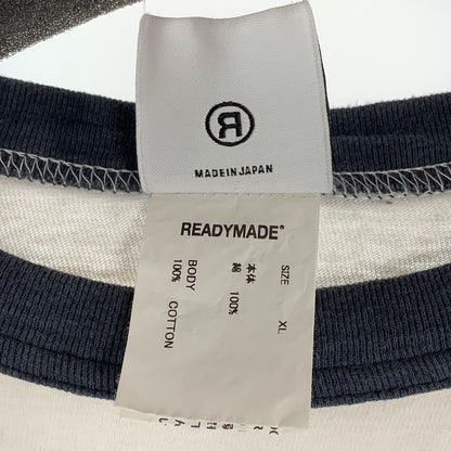 【中古品】【メンズ】 READYMADE レディメイド RE-CO-WH-00-00-276 SS T-SHIRT 24SS 半袖 トップス Tシャツ 古着 142-260813-mh-10-fuzh サイズ：XL カラー：ホワイト 万代Net店