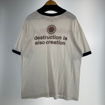 【中古品】【メンズ】 READYMADE レディメイド RE-CO-WH-00-00-276 SS T-SHIRT 24SS 半袖 トップス Tシャツ 古着 142-260813-mh-10-fuzh サイズ：XL カラー：ホワイト 万代Net店