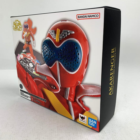 【中古美品】 未開封 S.H.F 真骨彫製法 アカレンジャー スーパー戦隊 50th Anniversary Ver. フィギュア 044-260819-io-58-fuzh 万代Net店