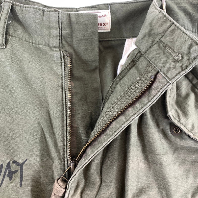 【中古品】【メンズ】 AVIREX アヴィレックス CARGO PANTS カーゴ パンツ ボトムス ズボン 古着 ※ボタン欠品 156-260813-mh-25-fuzh サイズ：M カラー：カーキ 万代Net店