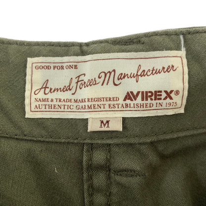 【中古品】【メンズ】 AVIREX アヴィレックス CARGO PANTS カーゴ パンツ ボトムス ズボン 古着 ※ボタン欠品 156-260813-mh-25-fuzh サイズ：M カラー：カーキ 万代Net店