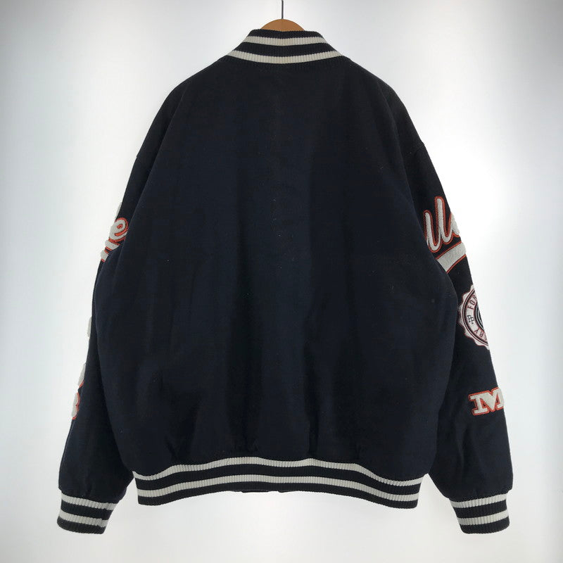 【中古品】【メンズ】 PELLE PELLE ペレペレ 812KM8 スタジャン スタジアム ジャンパー アウター コート 古着 142-260819-mh-02-fuzh サイズ：3X カラー：ネイビー 万代Net店