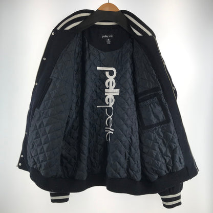 【中古品】【メンズ】 PELLE PELLE ペレペレ 812KM8 スタジャン スタジアム ジャンパー アウター コート 古着 142-260819-mh-02-fuzh サイズ：3X カラー：ネイビー 万代Net店