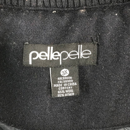 【中古品】【メンズ】 PELLE PELLE ペレペレ 812KM8 スタジャン スタジアム ジャンパー アウター コート 古着 142-260819-mh-02-fuzh サイズ：3X カラー：ネイビー 万代Net店