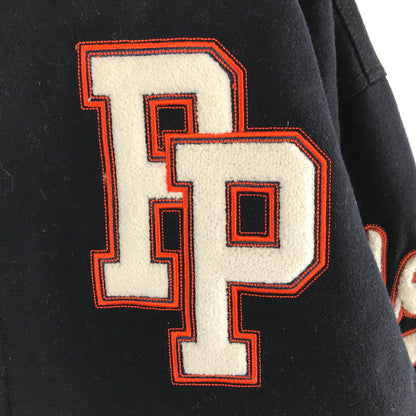 【中古品】【メンズ】 PELLE PELLE ペレペレ 812KM8 スタジャン スタジアム ジャンパー アウター コート 古着 142-260819-mh-02-fuzh サイズ：3X カラー：ネイビー 万代Net店