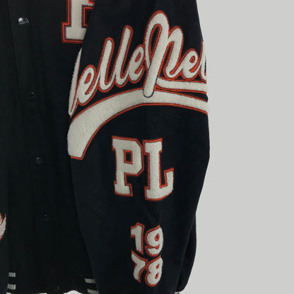 【中古品】【メンズ】 PELLE PELLE ペレペレ 812KM8 スタジャン スタジアム ジャンパー アウター コート 古着 142-260819-mh-02-fuzh サイズ：3X カラー：ネイビー 万代Net店