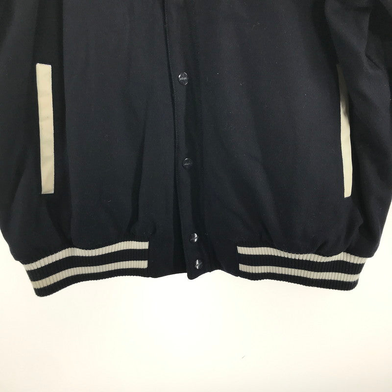 【中古品】【メンズ】 PELLE PELLE ペレペレ 812KM8 スタジャン スタジアム ジャンパー アウター コート 古着 142-260819-mh-02-fuzh サイズ：3X カラー：ネイビー 万代Net店