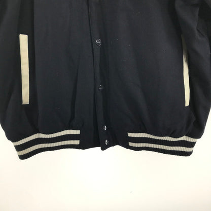 【中古品】【メンズ】 PELLE PELLE ペレペレ 812KM8 スタジャン スタジアム ジャンパー アウター コート 古着 142-260819-mh-02-fuzh サイズ：3X カラー：ネイビー 万代Net店