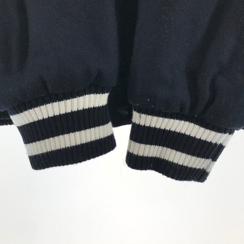 【中古品】【メンズ】 PELLE PELLE ペレペレ 812KM8 スタジャン スタジアム ジャンパー アウター コート 古着 142-260819-mh-02-fuzh サイズ：3X カラー：ネイビー 万代Net店