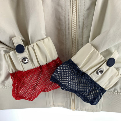 【中古品】【メンズ】 TOMMY HILFIGER トミーヒルフィガー ブルゾン ジャケット コート アウター 古着 147-261009-mh-04-fuzh サイズ：L カラー：クリーム 万代Net店