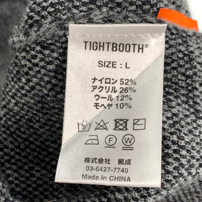 【中古品】【メンズ】 TIGHT BOOTH CHECKER PLATE MOHAIR SWEATER モヘアニットセーター オーバーサイズ 142-260815-gm-39-fuzh サイズ：L カラー：グレー 万代Net店
