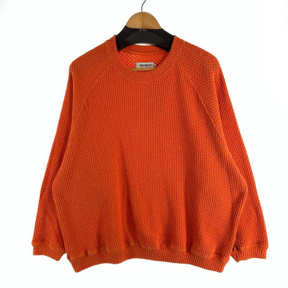 【中古品】【メンズ】 TIGHTBOOTH CHAIN CREW KNIT クルーネックニット セーター オーバーサイズ 142-260815-gm-40-fuzh サイズ：L カラー：オレンジ 万代Net店