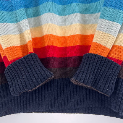 【中古品】【メンズ】 APPLEBUM アップルバム ニット RAINBOW 142-260929-ny-01-fuzh サイズ：M カラー：レインボー 万代Net店