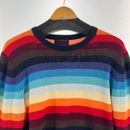 【中古品】【メンズ】 APPLEBUM アップルバム ニット RAINBOW 142-260929-ny-01-fuzh サイズ：M カラー：レインボー 万代Net店