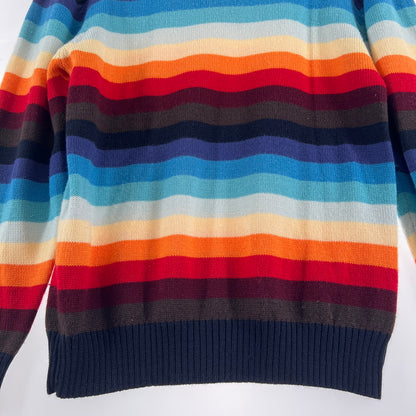 【中古品】【メンズ】 APPLEBUM アップルバム ニット RAINBOW 142-260929-ny-01-fuzh サイズ：M カラー：レインボー 万代Net店