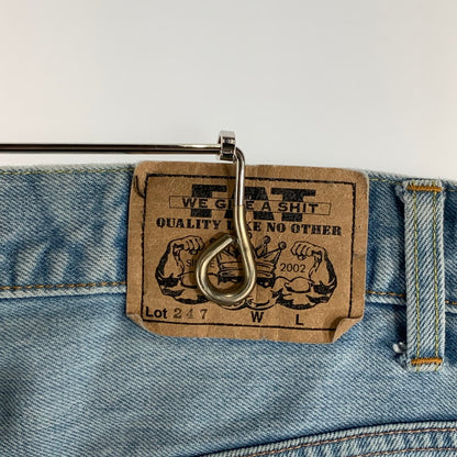 【中古品】【メンズ】 FAT エフエーティー F31820-PN02-AB CHEMICAL デニムパンツ ボトムス 153-260815-gm-60-fuzh サイズ：TITCH カラー：ライトブルー 万代Net店