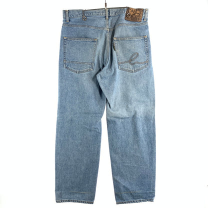 【中古品】【メンズ】 BACK CHANNEL バックチャンネル DENIM PANTS デニムパンツ ジーンズ ボトムス ブランド 古着 153-260815-gm-59-fuzh サイズ：XL カラー：インディゴ 万代Net店