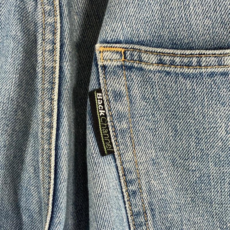 【中古品】【メンズ】 BACK CHANNEL バックチャンネル DENIM PANTS デニムパンツ ジーンズ ボトムス ブランド 古着 153-260815-gm-59-fuzh サイズ：XL カラー：インディゴ 万代Net店