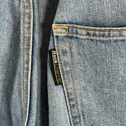 【中古品】【メンズ】 BACK CHANNEL バックチャンネル DENIM PANTS デニムパンツ ジーンズ ボトムス ブランド 古着 153-260815-gm-59-fuzh サイズ：XL カラー：インディゴ 万代Net店