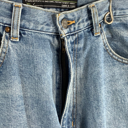 【中古品】【メンズ】 BACK CHANNEL バックチャンネル DENIM PANTS デニムパンツ ジーンズ ボトムス ブランド 古着 153-260815-gm-59-fuzh サイズ：XL カラー：インディゴ 万代Net店