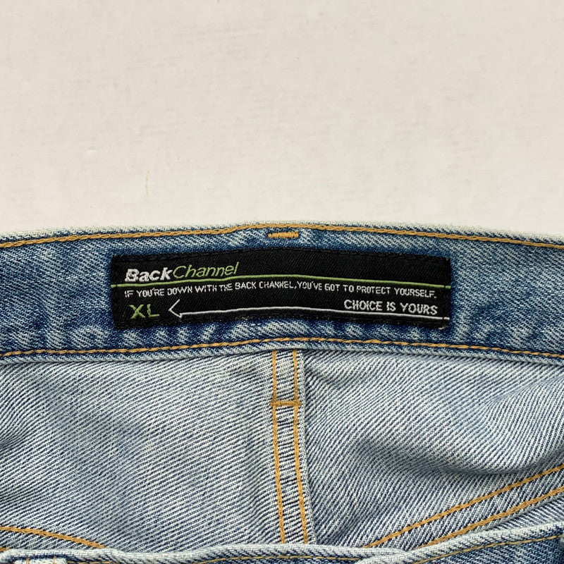 【中古品】【メンズ】 BACK CHANNEL バックチャンネル DENIM PANTS デニムパンツ ジーンズ ボトムス ブランド 古着 153-260815-gm-59-fuzh サイズ：XL カラー：インディゴ 万代Net店