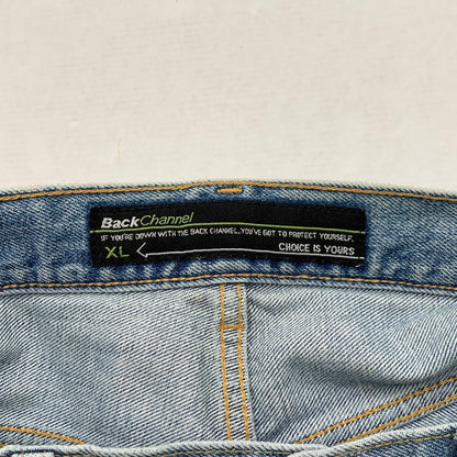【中古品】【メンズ】 BACK CHANNEL バックチャンネル DENIM PANTS デニムパンツ ジーンズ ボトムス ブランド 古着 153-260815-gm-59-fuzh サイズ：XL カラー：インディゴ 万代Net店