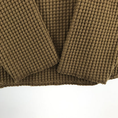 【中古品】【メンズ】 RADIALL ラディアル BIG WAFFLE-BOAT NECK T-SHIRT ワッフル Tシャツ 長袖 トップス 古着 142-260813-mh-22-fuzh サイズ：M カラー：ブラウン 万代Net店