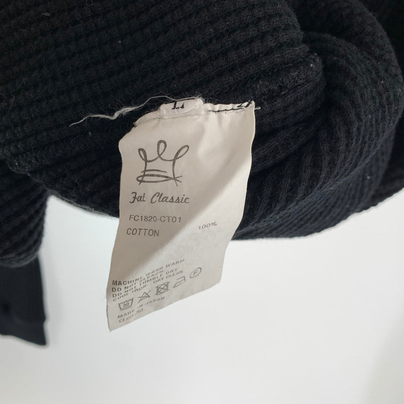 【中古品】【メンズ】 FAT CLASSIC エフエイティー クラシック FC1820-CT01 THERMAL L S TEE トップス 長袖 Tシャツ 古着 142-260813-mh-21-fuzh サイズ：L カラー：ブラック 万代Net店