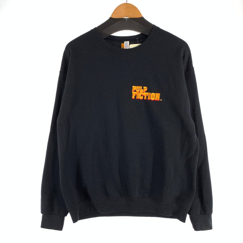 【中古品】【メンズ】 WACKO MARIAxPULP FICTIONxJERZEES MOVIE PRINT SWEAT パルプ・フィクション ムービー スウェット 映画 142-260815-gm-38-fuzh サイズ：L カラー：ブラック 万代Net店