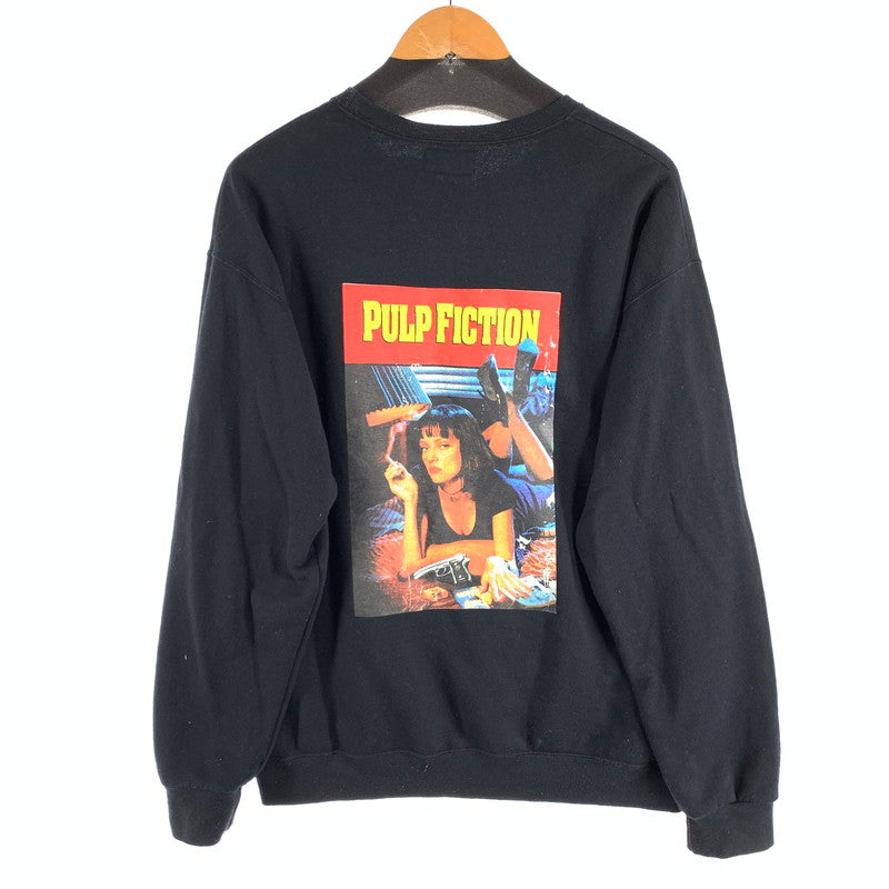 【中古品】【メンズ】 WACKO MARIAxPULP FICTIONxJERZEES MOVIE PRINT SWEAT パルプ・フィクション ムービー スウェット 映画 142-260815-gm-38-fuzh サイズ：L カラー：ブラック 万代Net店