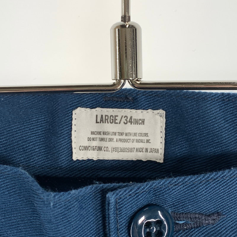 【中古品】【メンズ】 RADIALL ラディアル RAD-CNQ-PT003 CNQ FRISCO PANTS フリスコパンツ ボトムス ブランド 古着 153-260815-gm-54-fuzh サイズ：34 カラー：ブルー 万代Net店
