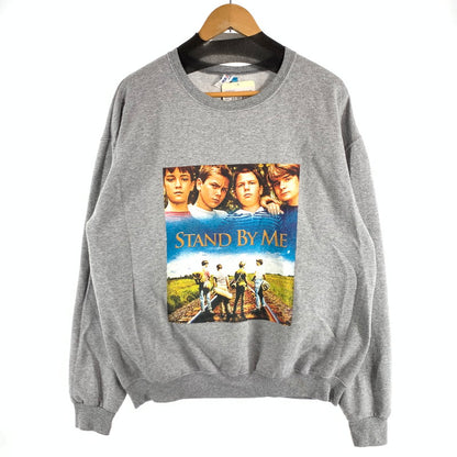 【中古品】【メンズ】 WACKO MARIA ワコマリア×STAND BY ME CREW NECK SWEAT SHIRT クルーネックスウェット ムービー 映画 142-260815-gm-45-fuzh サイズ：L カラー：グレー 万代Net店