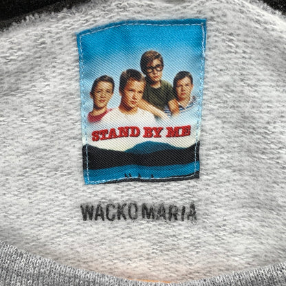 【中古品】【メンズ】 WACKO MARIA ワコマリア×STAND BY ME CREW NECK SWEAT SHIRT クルーネックスウェット ムービー 映画 142-260815-gm-45-fuzh サイズ：L カラー：グレー 万代Net店